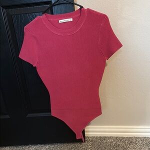 Abercrombie short sleeve ottoman bodysuit.